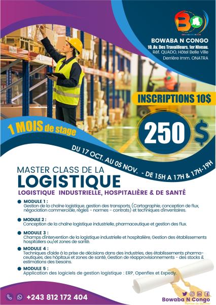 MASTER CLASS DE LOGISTIQUE INDUSTRIELLE HOSPITALIERE ET DE SANTE